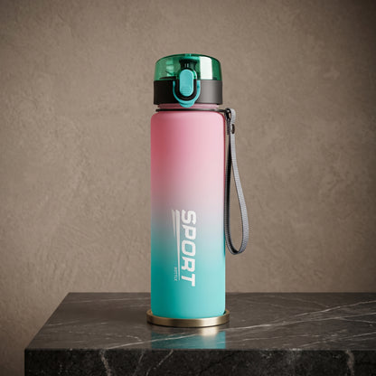 Botella Deportiva Premium Antifugas sin BPA de 400 ml y 560 ml, Botella Reutilizable para Gimnasio, Running, Senderismo, Ciclismo y Uso Diario