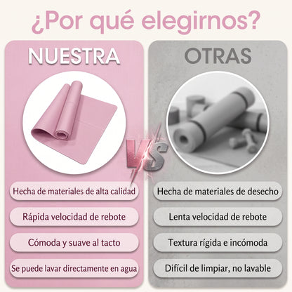 Esterilla de Yoga y Pilates Premium | Antideslizante, Máxima Comodidad y Estabilidad