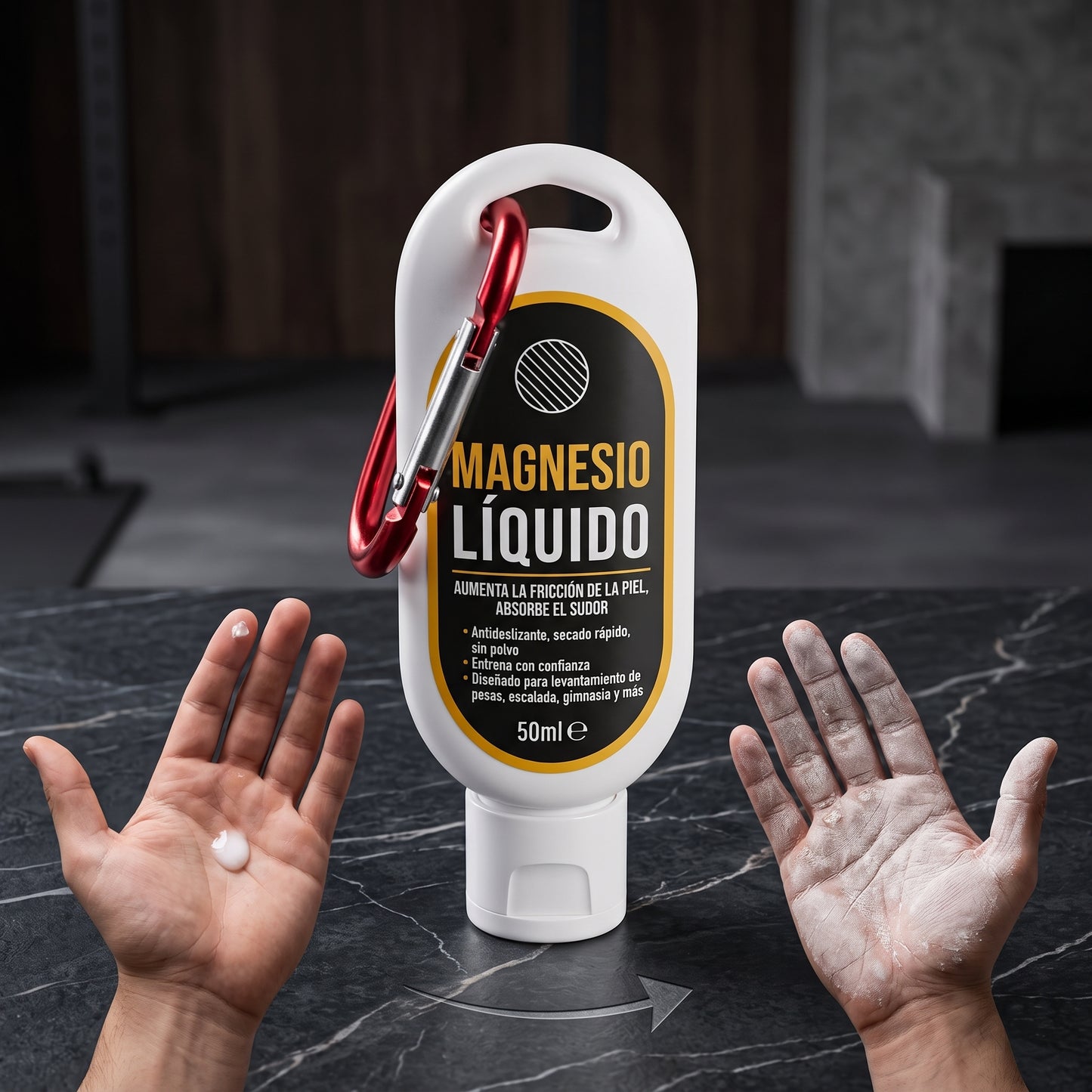 Magnesio Líquido PURE67 50 ml | Agarre Antideslizante para Pesas, Escalada y Calistenia