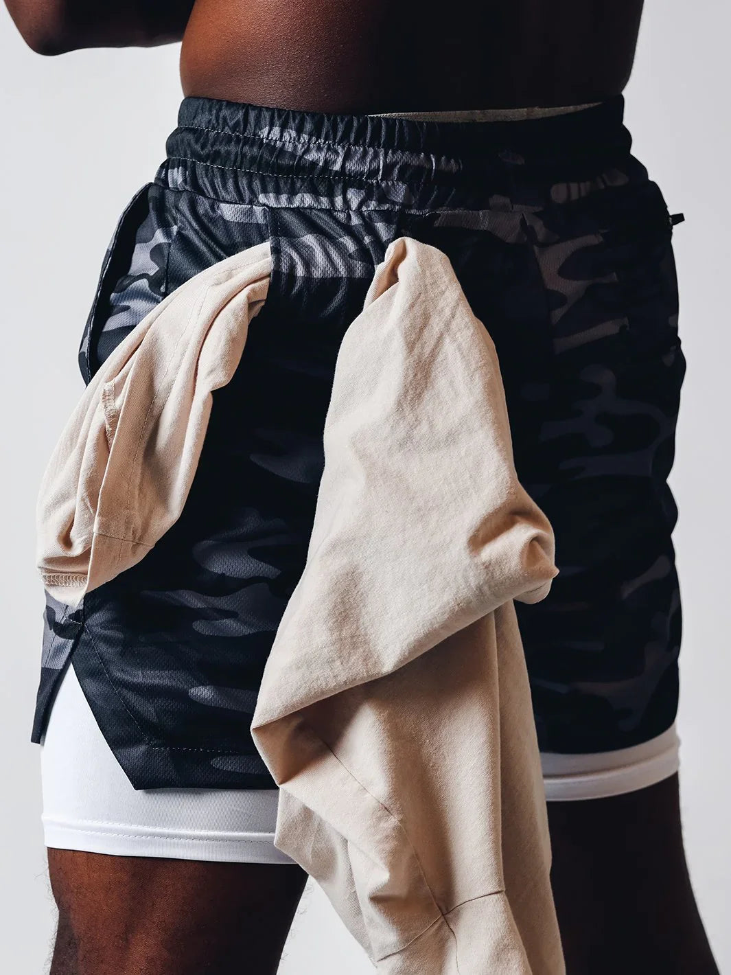 TACTICAL Camo 2-in-1 Performance Shorts
