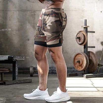 TACTICAL Camo 2-in-1 Performance Shorts