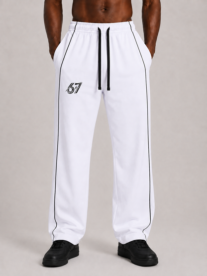PURE67 Axis Line Track Pants – Pantalón deportivo recto para hombre