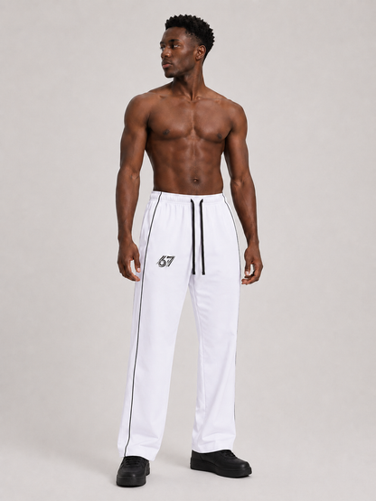 PURE67 Axis Line Track Pants – Pantalón deportivo recto para hombre