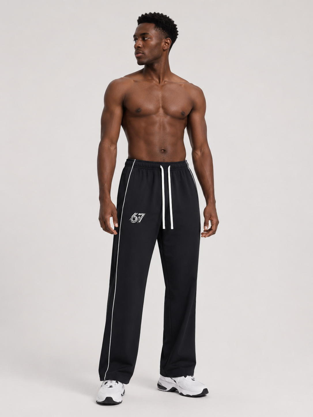 PURE67 Axis Line Track Pants – Pantalon de survêtement droit pour homme