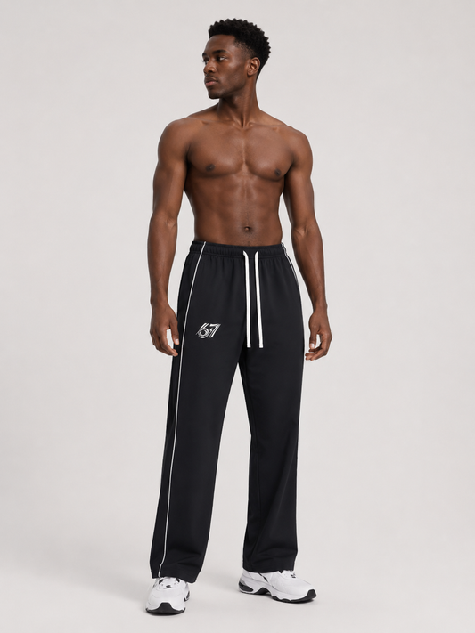 PURE67 Axis Line Track Pants – Pantalón deportivo recto para hombre
