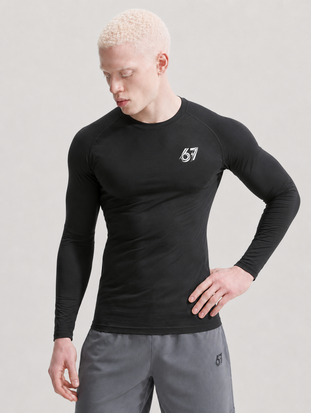 PURE67 Axis Performance – T-shirt de sport à manches longues