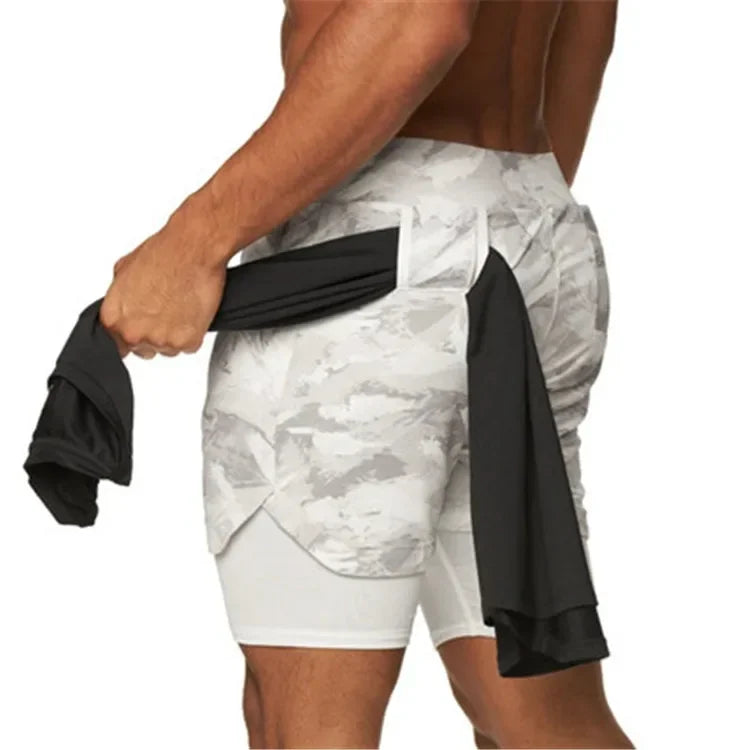 TACTICAL Camo 2-in-1 Performance Shorts