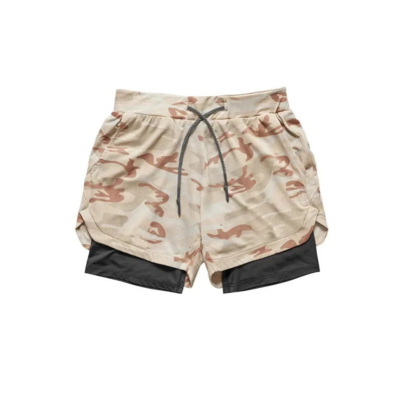 TACTICAL Camo 2-in-1 Performance Shorts