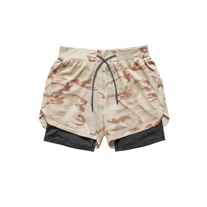 TACTICAL Camo 2-in-1 Performance Shorts