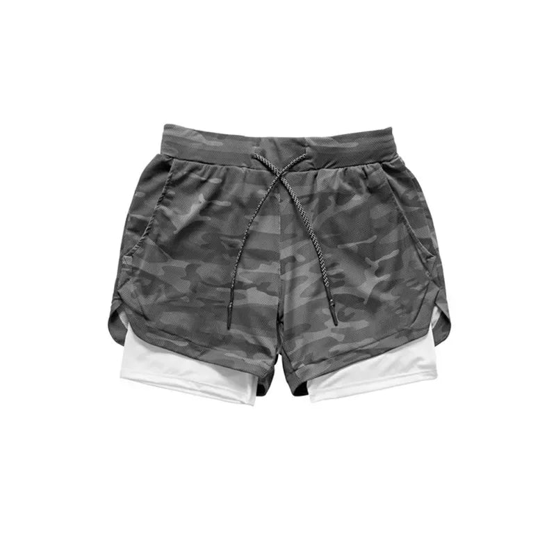 TACTICAL Camo 2-in-1 Performance Shorts