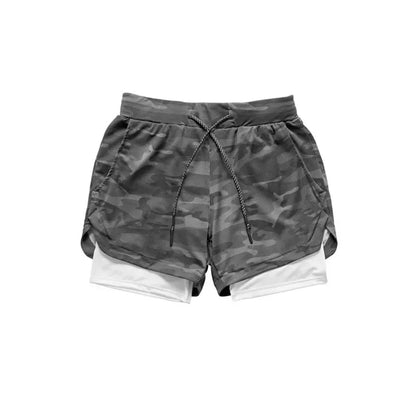 TACTICAL Camo 2-in-1 Performance Shorts