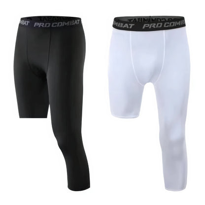 FlexCore Men's 3/4 Compression Shorts