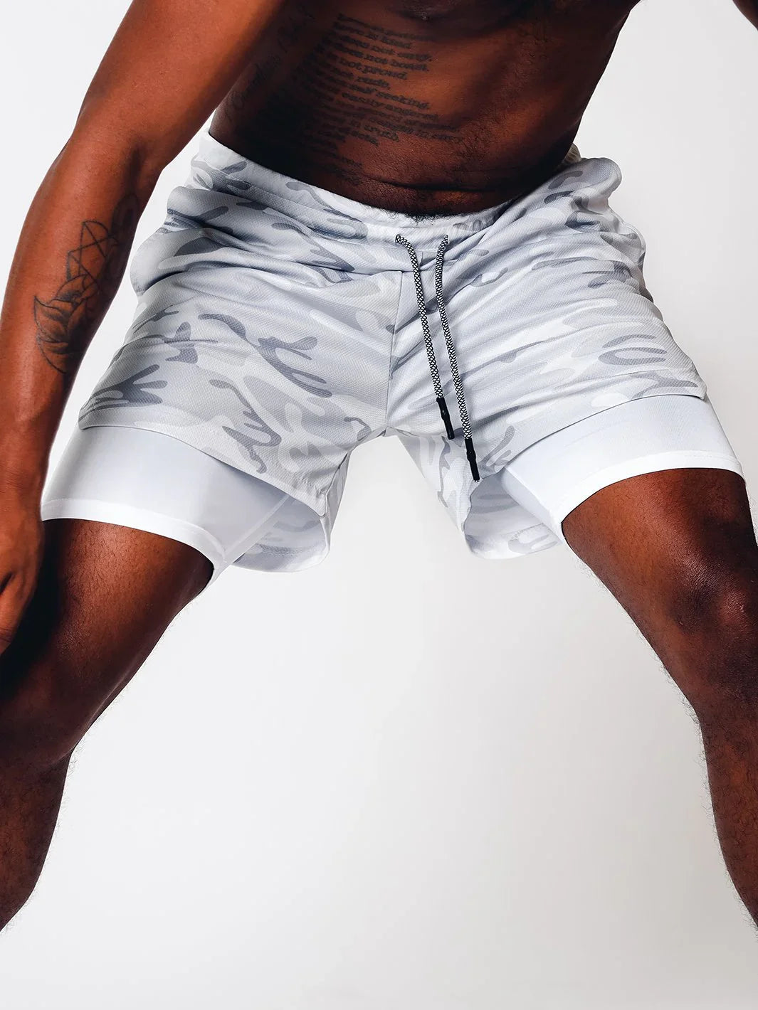 TACTICAL Camo 2-in-1 Performance Shorts