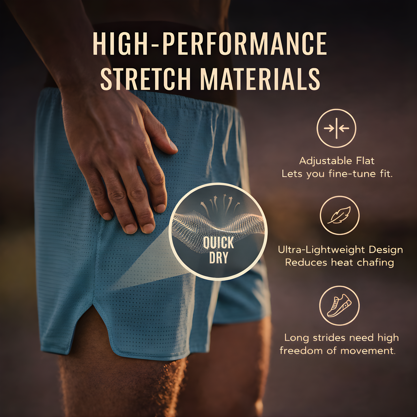 MarathonEdge 2-in-1 Triangle Running Shorts