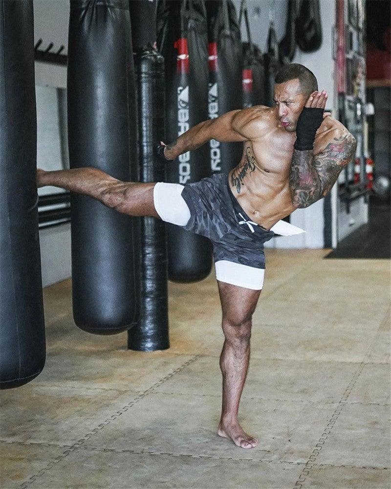 TACTICAL Camo 2-in-1 Performance Shorts