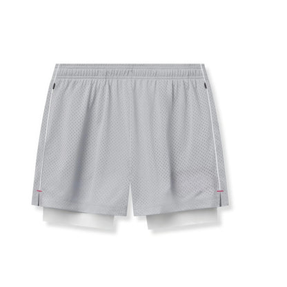 Men's 5-Inch Athletic Mesh Shorts with Built-In Liner