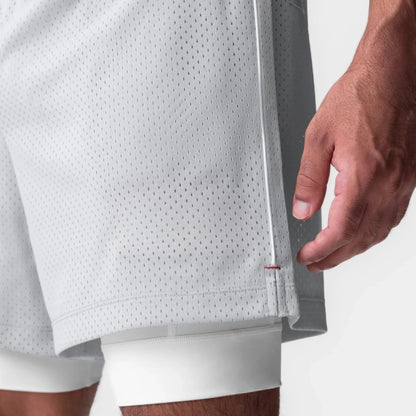 Men's 5-Inch Athletic Mesh Shorts with Built-In Liner