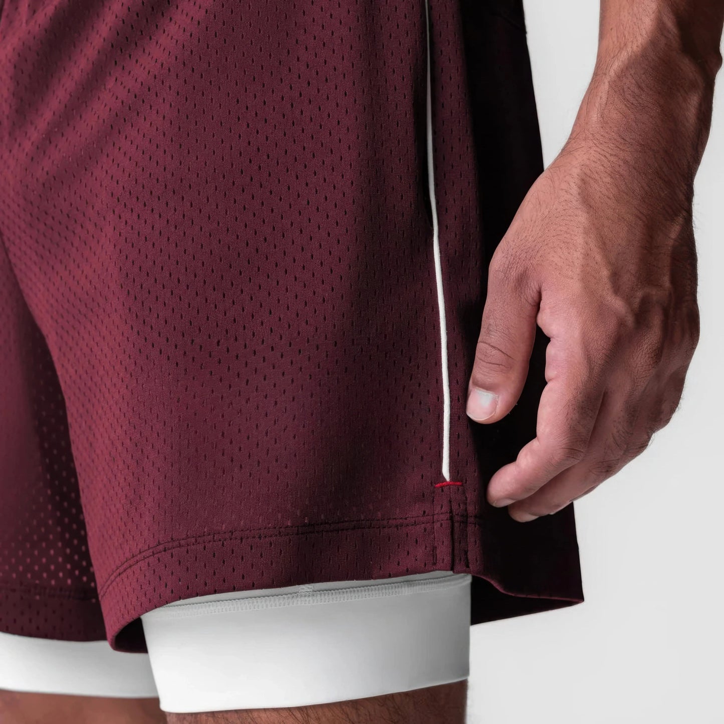 Men's 5-Inch Athletic Mesh Shorts with Built-In Liner