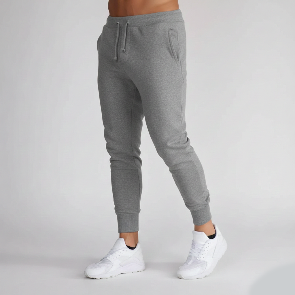 Men's Casual Jogger Sweatpants – Quick-Dry Slim Fit Training Pants for Gym & Running