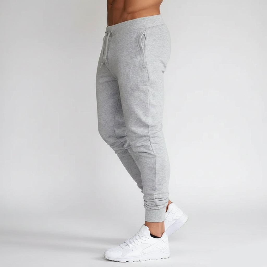 Men's Casual Jogger Sweatpants – Quick-Dry Slim Fit Training Pants for Gym & Running