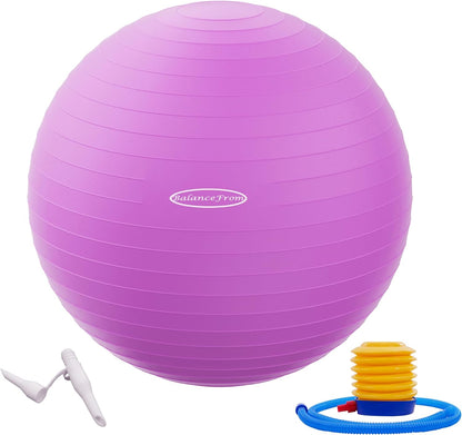 Pelota de Yoga y Fitness Premium | Antideslizante, Anti-Burst y Máxima Estabilidad