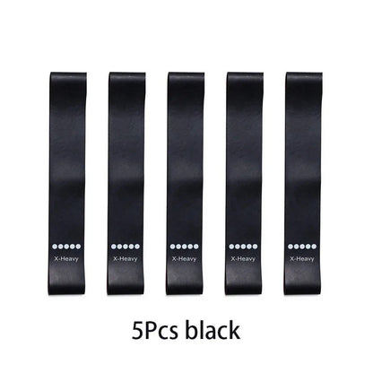 Set de Bandas Elásticas de Resistencia Premium de TPE para Fitness, Fuerza, Yoga, Pilates, Rehabilitación y Entrenamiento de Cuerpo Completo