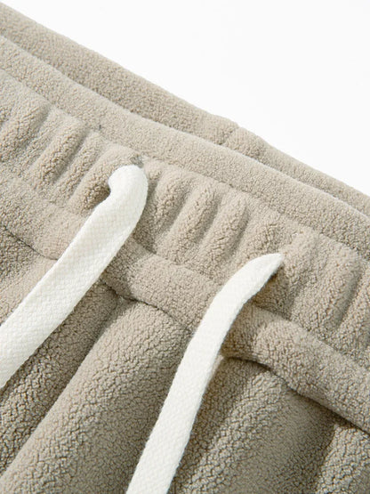 Men's Thermal Wide-Leg Fleece Pants