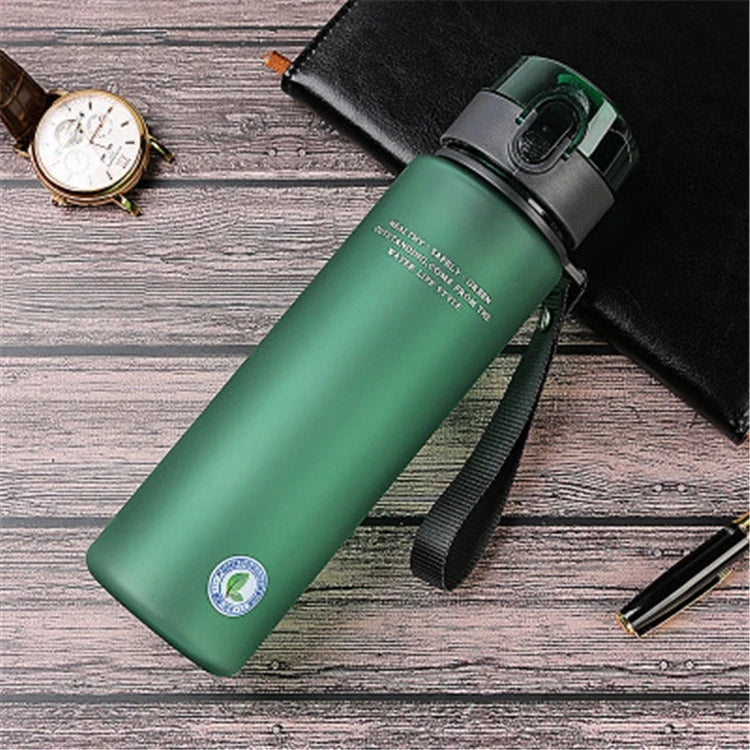 Botella Deportiva Premium Antifugas sin BPA de 400 ml y 560 ml, Botella Reutilizable para Gimnasio, Running, Senderismo, Ciclismo y Uso Diario