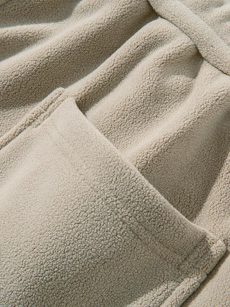 Men's Thermal Wide-Leg Fleece Pants