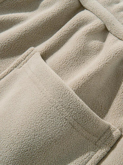 Men's Thermal Wide-Leg Fleece Pants