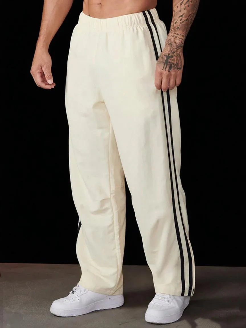 Men’s Loose Fit Gym Joggers – Straight Leg Bodybuilding Sweatpants for Training & Running