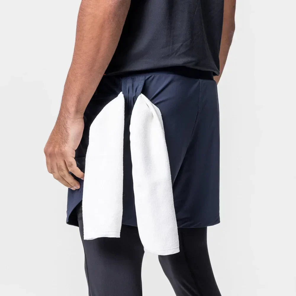 FlexFit 2-in-1 Men's Dri-Fit Compression Legging Shorts