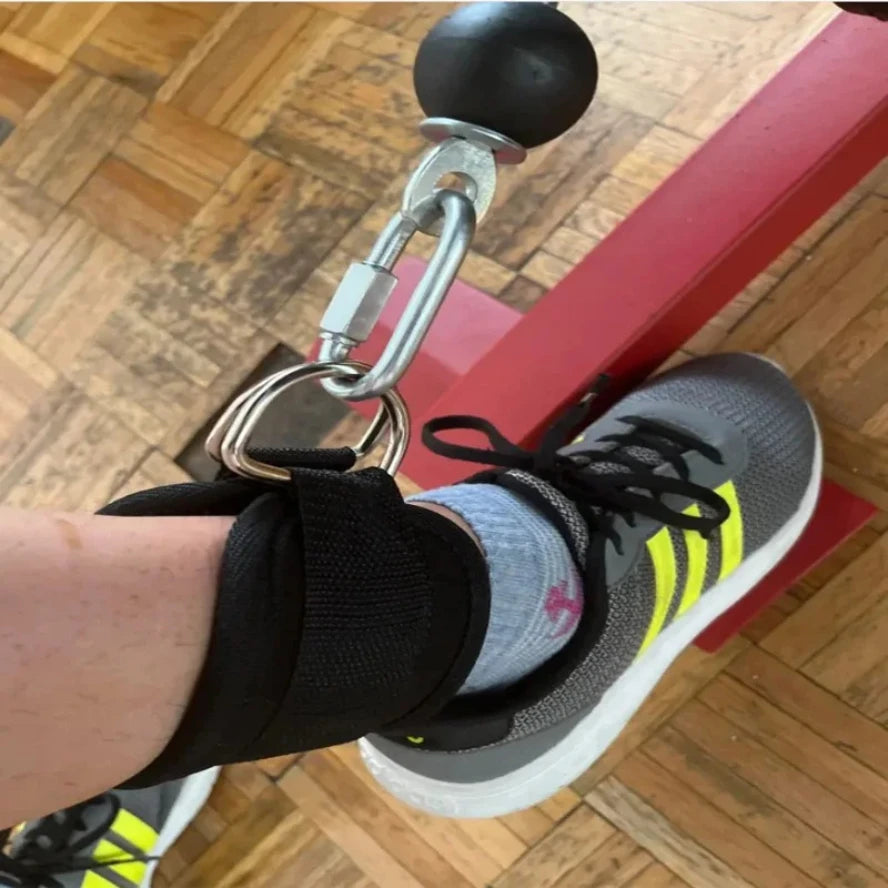 Correas de Tobillo Premium para Polea y Fitness con Doble Anilla D Reforzada, Acolchado de Neopreno, Ajuste Cómodo y Entrenamiento de Piernas y Glúteos