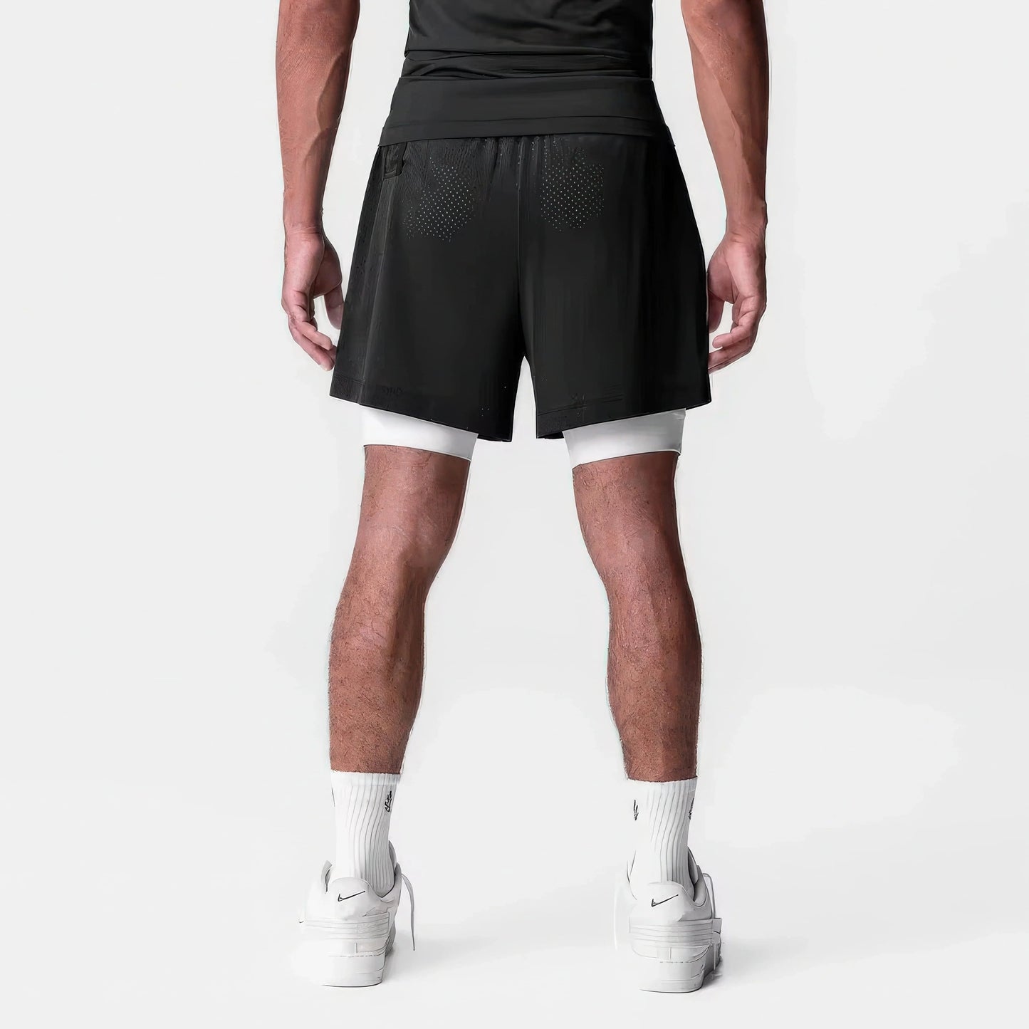 Men's 5-Inch Athletic Mesh Shorts with Built-In Liner