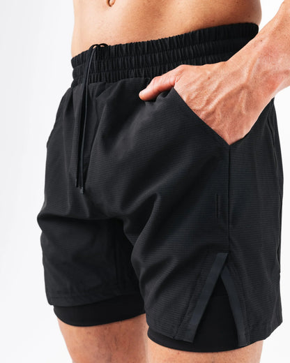 AeroStripe 2-in-1 Liner Workout Shorts
