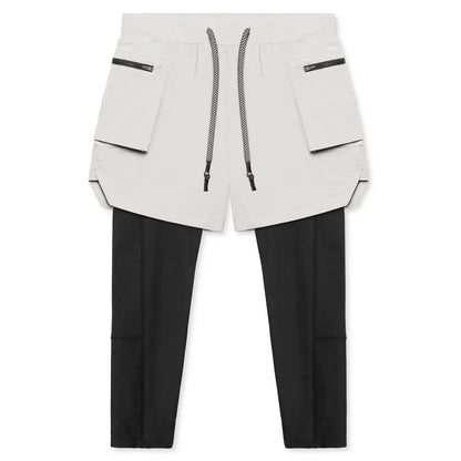 FlexFit 2-in-1 Men's Dri-Fit Compression Legging Shorts