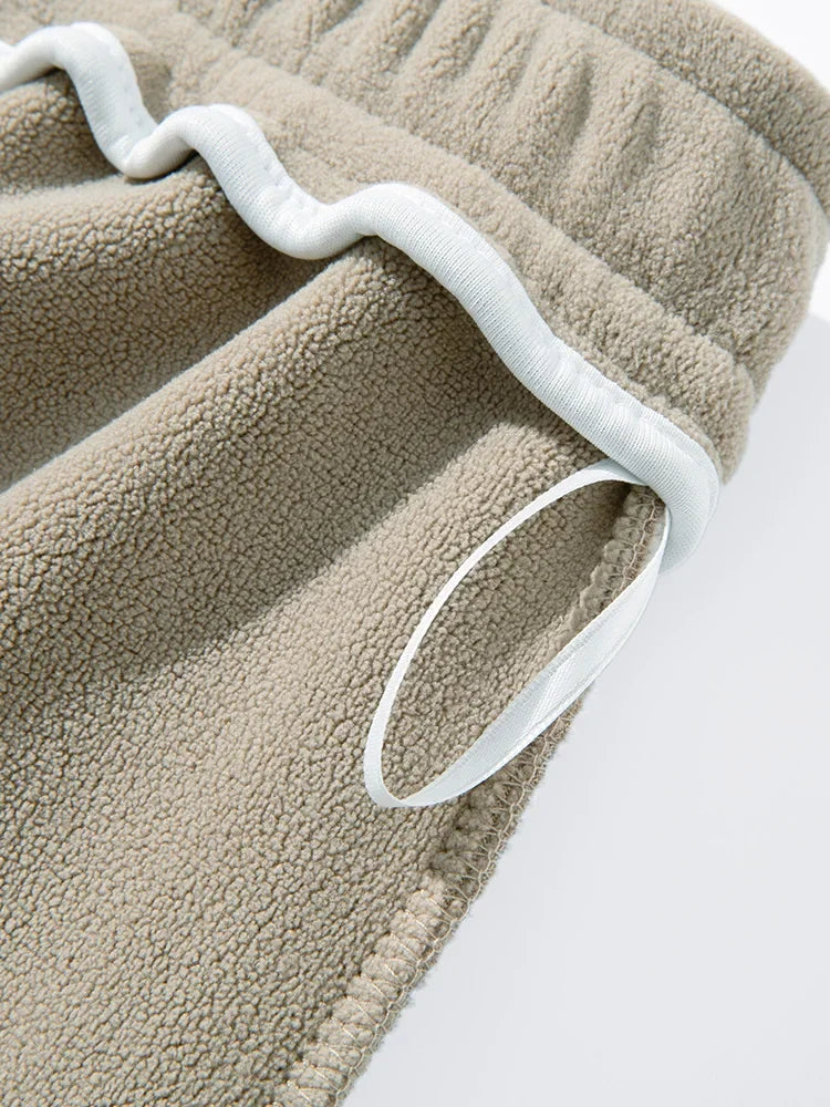 Men's Thermal Wide-Leg Fleece Pants