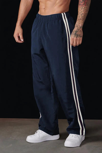 Men’s Loose Fit Gym Joggers – Straight Leg Bodybuilding Sweatpants for Training & Running