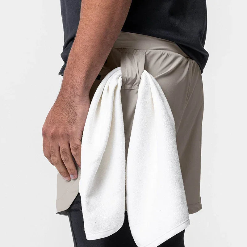 FlexFit 2-in-1 Men's Dri-Fit Compression Legging Shorts