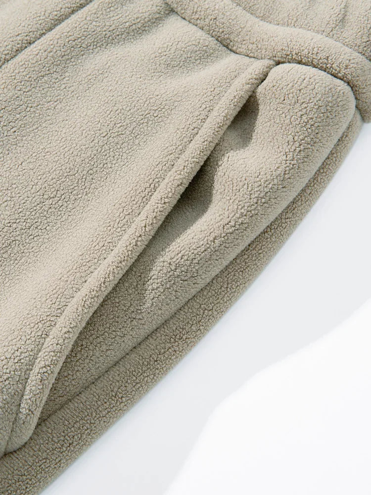 Men's Thermal Wide-Leg Fleece Pants