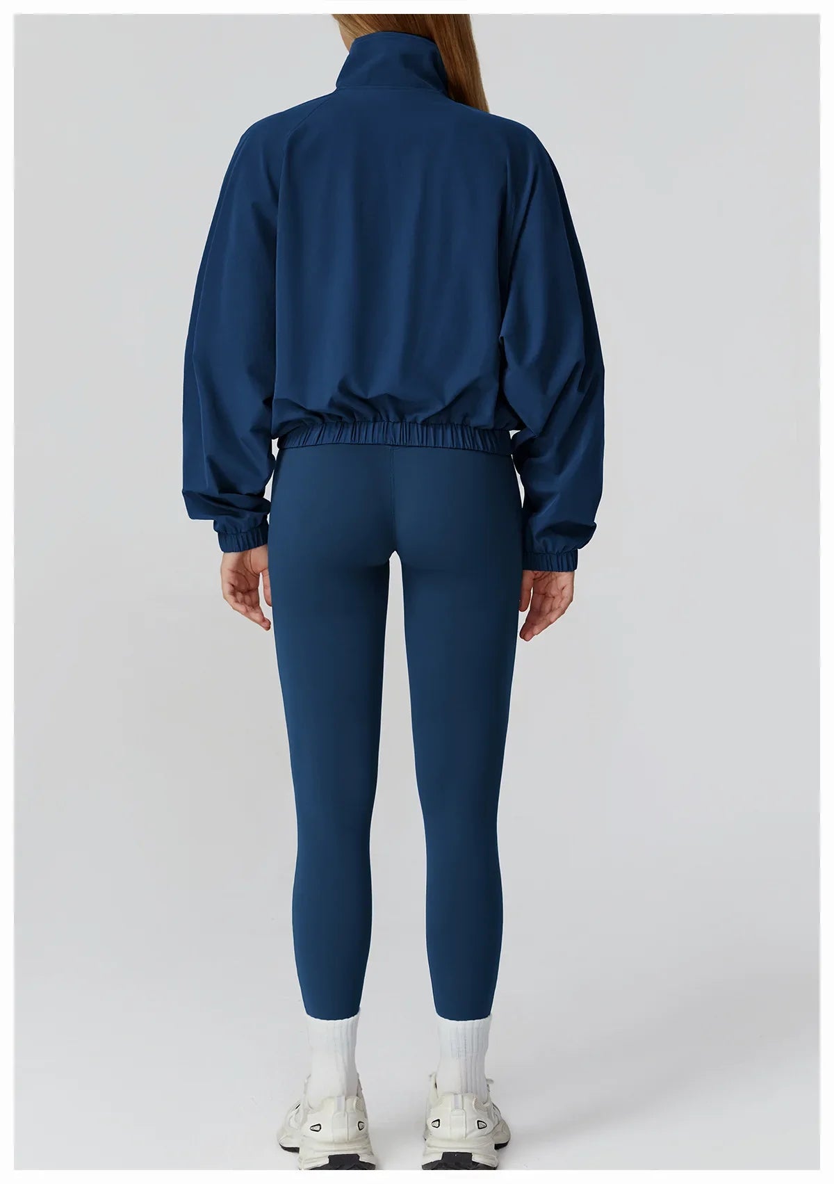Women’s Seamless Zip-Up Gym Jacket with Pockets | Long Sleeve Workout & Running Top