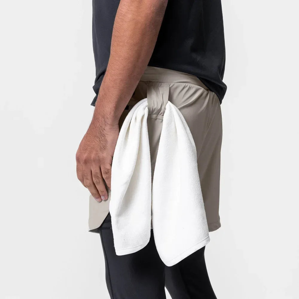 FlexFit 2-in-1 Men's Dri-Fit Compression Legging Shorts