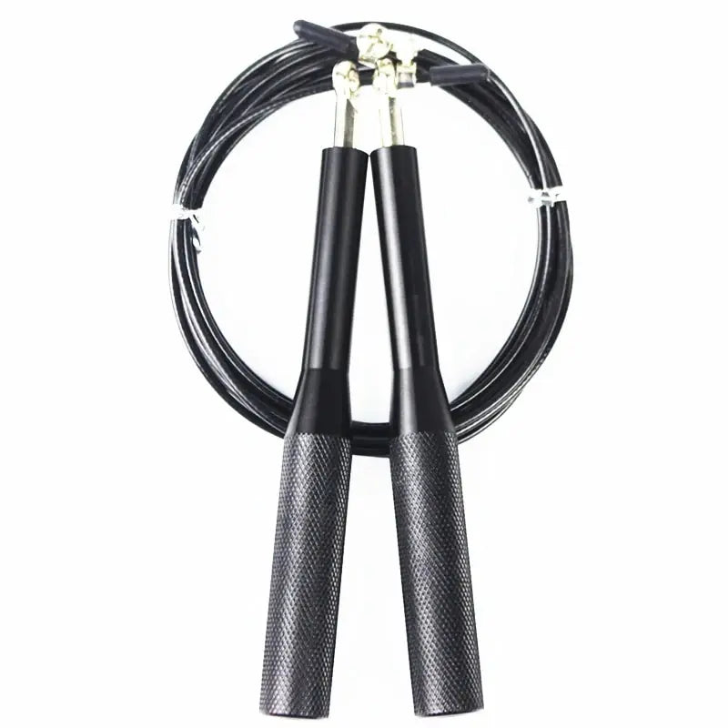 Speed Pro Jump Rope — Cuerda de Salto Profesional con Cable de Acero Ajustable y Mangos de Aluminio