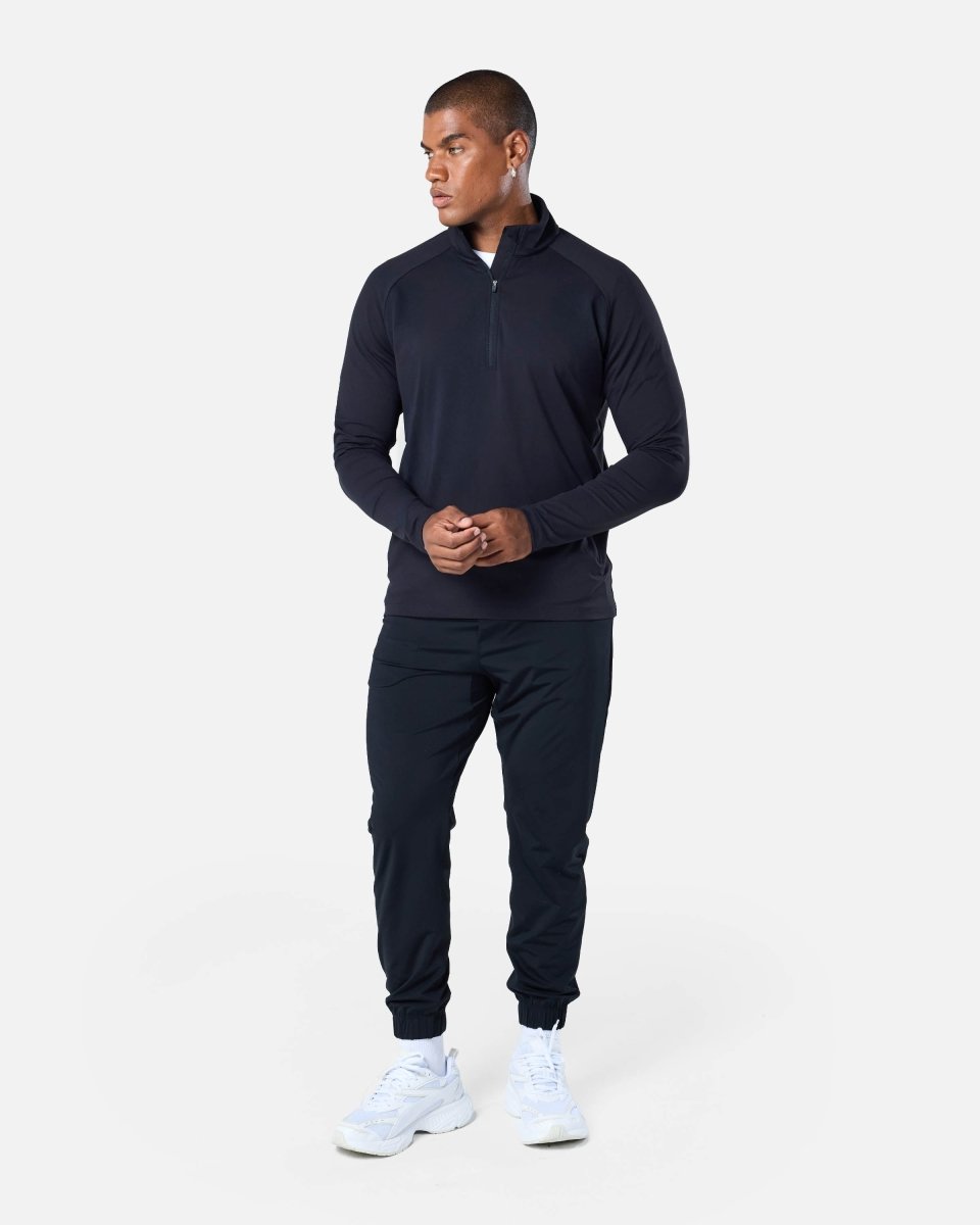 Mens Endurance Half Zip Jacket Black
