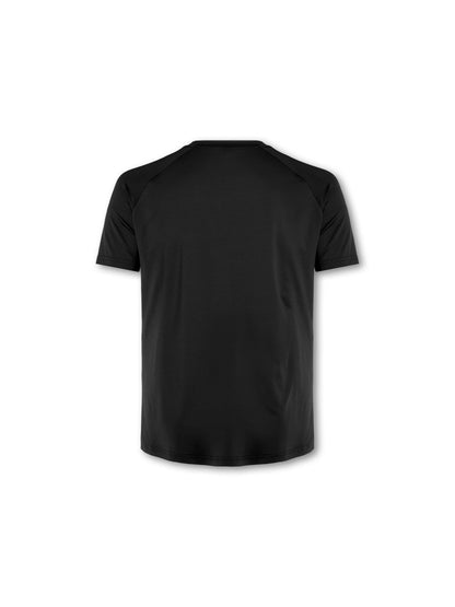 Mens Reset Raglan Performance Tee Black