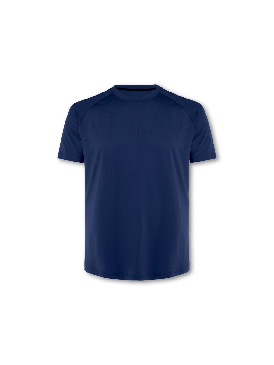 Mens Reset Raglan Performance Tee Navy