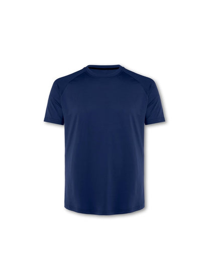 Mens Reset Raglan Performance Tee Navy