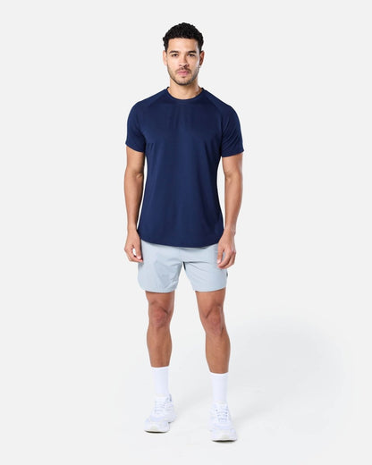 Mens Reset Raglan Performance Tee Navy