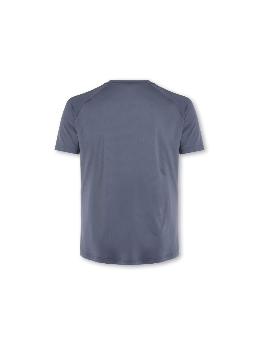 Mens Reset Raglan Performance Tee Storm Grey