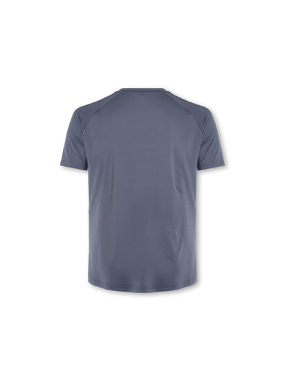 Mens Reset Raglan Performance Tee Storm Grey